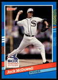 1991 Donruss Baseball Card Jack McDowell Chicago White Sox #57