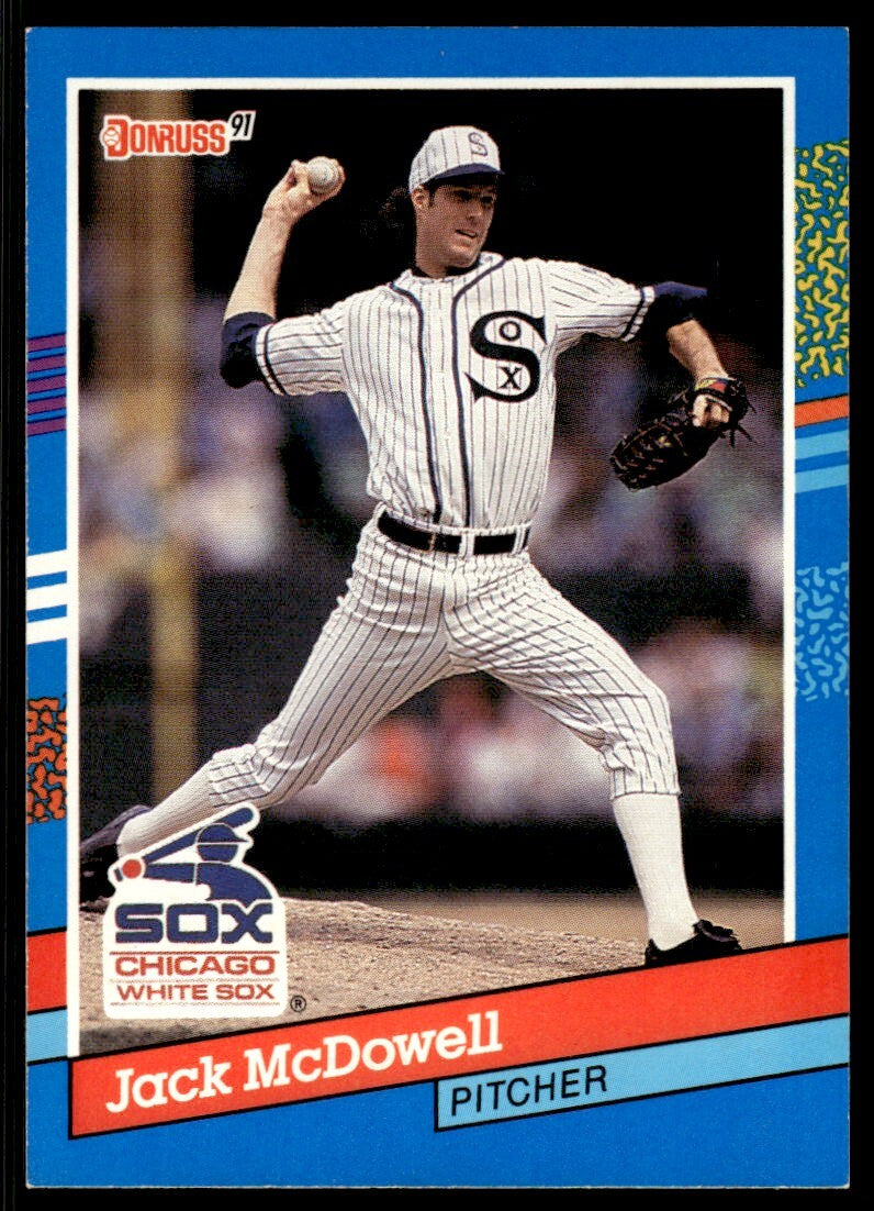 1991 Donruss Baseball Card Jack McDowell Chicago White Sox #57