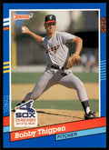 1991 Donruss Baseball Card Bobby Thigpen Chicago White Sox #90