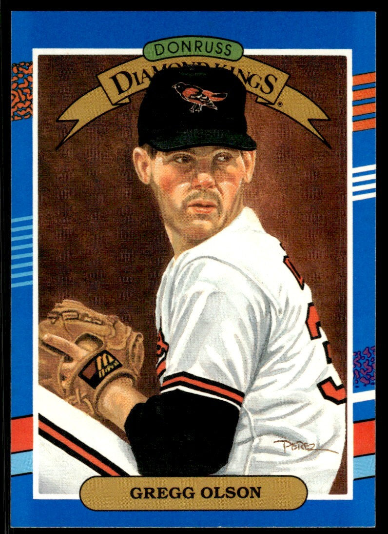 1991 Donruss Baseball Card Gregg Olson Baltimore Orioles #23