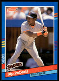 1991 Donruss Baseball Card Bip Roberts San Diego Padres #195