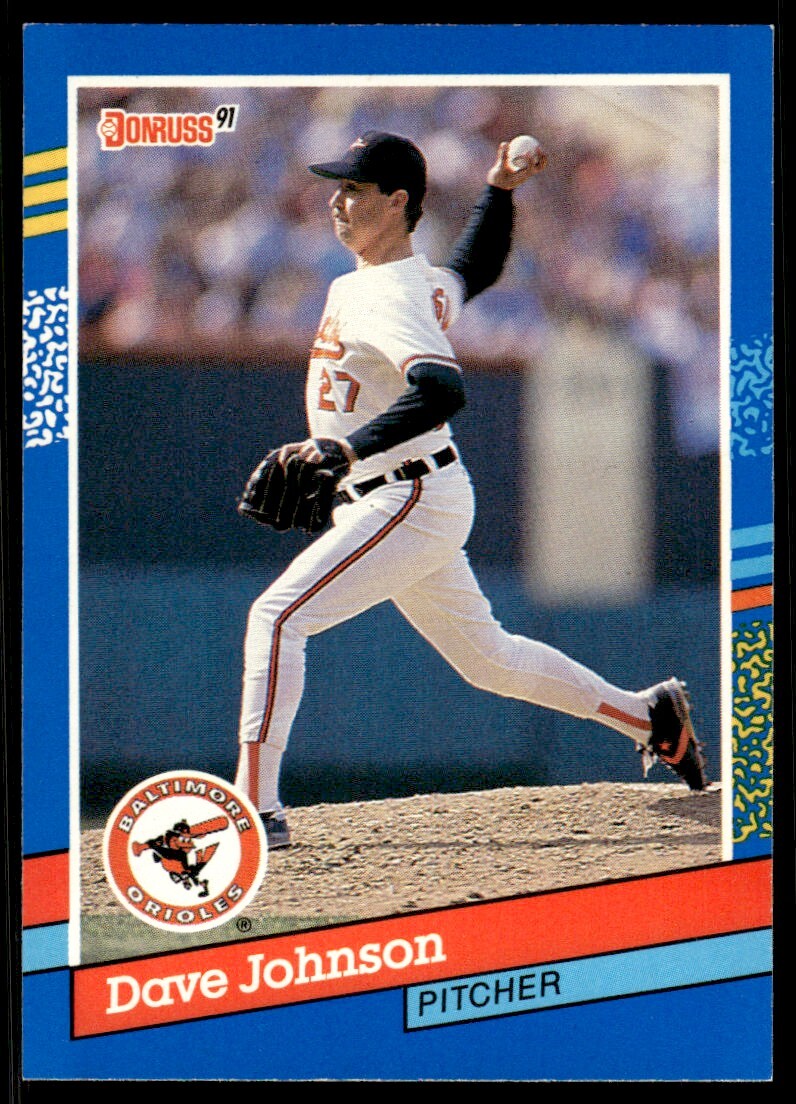 1991 Donruss Baseball Card Dave Johnson Baltimore Orioles #126