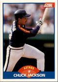 1989 Score Baseball Card Chuck Jackson B Houston Astros #584