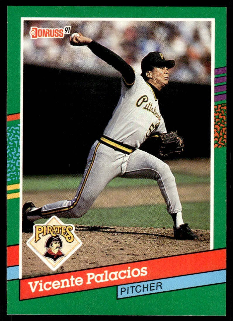 1991 Donruss Baseball Card Vicente Palacios Pittsburgh Pirates #732