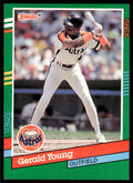 1991 Donruss Baseball Card Gerald Young Houston Astros #689