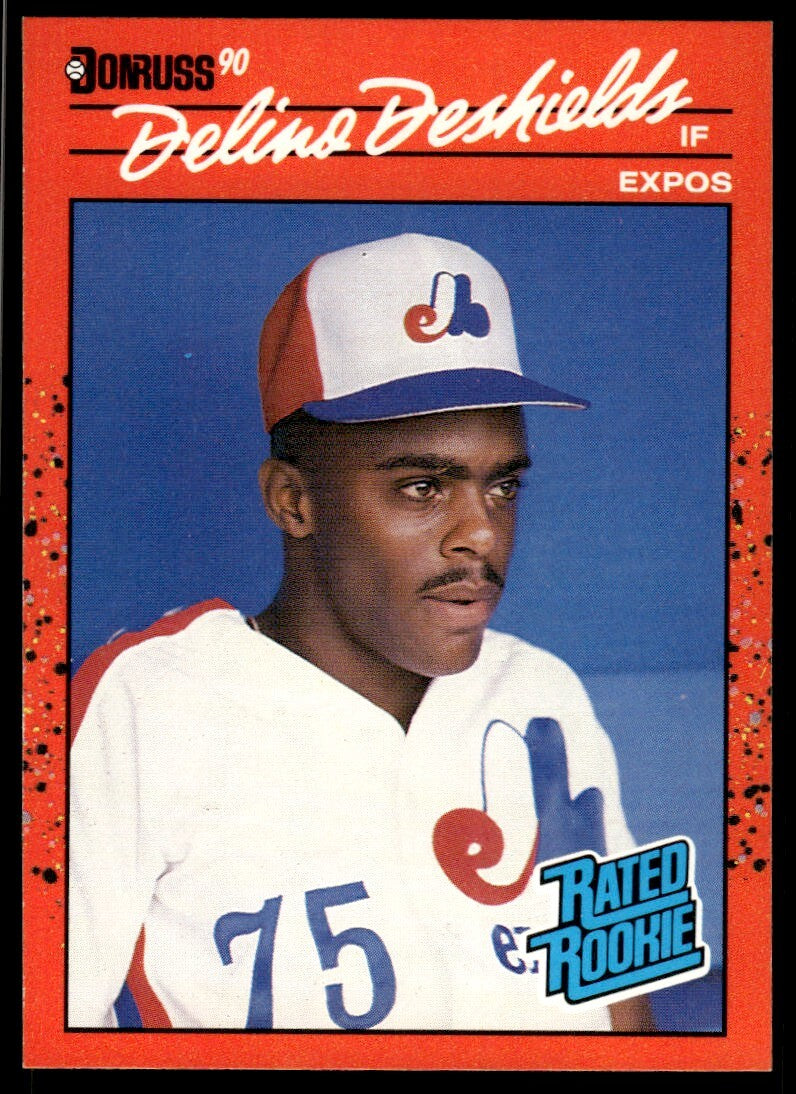 1990 Donruss Delino Deshields Montreal Expos #42