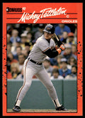1990 Donruss Baseball Card Mickey Tettleton Baltimore Orioles #169