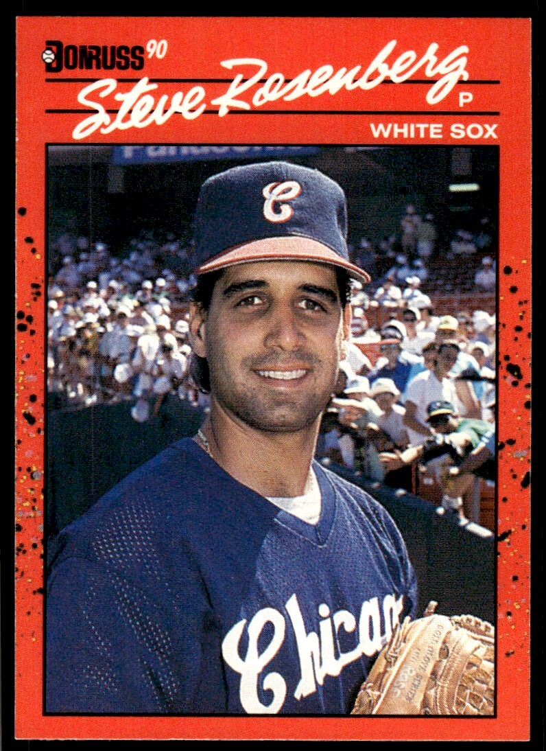 1990 Donruss Baseball Card Steve Rosenberg Chicago White Sox #253