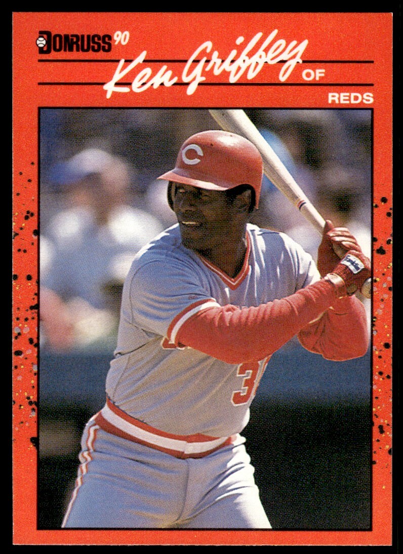 1990 Donruss Baseball Card Ken Griffey Cincinnati Reds #469