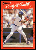 1990 Donruss Baseball Card Dwight Smith Chicago Cubs #393