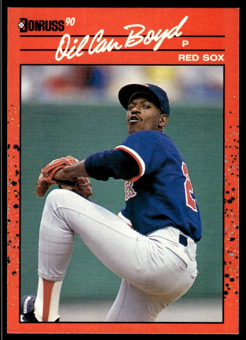 1990 Donruss Baseball Card Oil Can Boyd Boston Red Sox #633