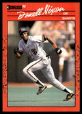 1990 Donruss Baseball Card Donell Nixon San Francisco Giants #571
