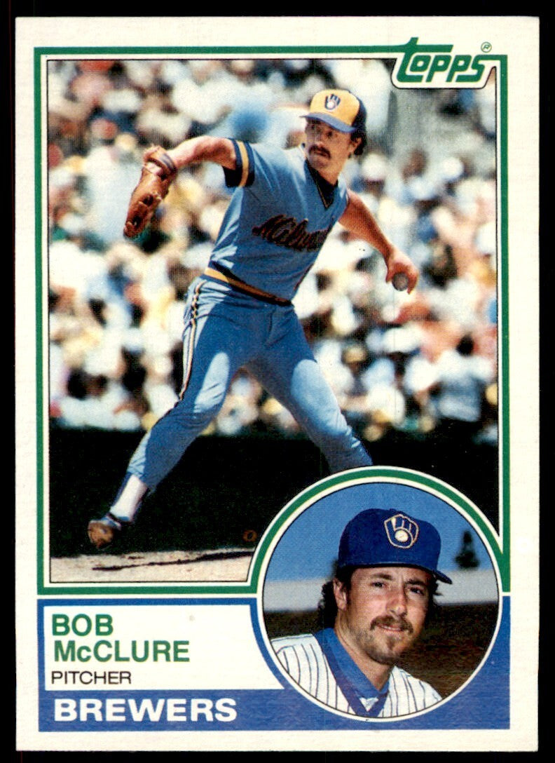 1983 Topps Bob McClure B Baseball Cards #62