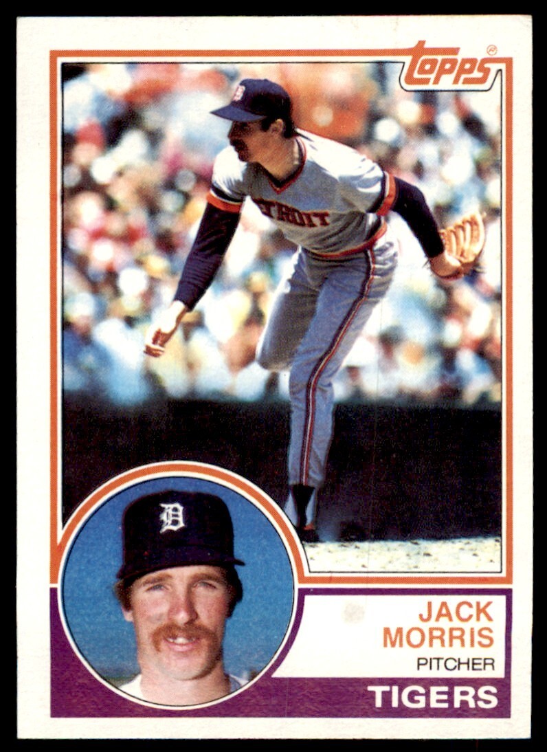 1983 Topps Jack Morris C Baseball Cards #65