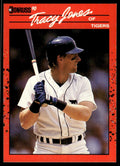 1990 Donruss Baseball Card Tracy Jones Detroit Tigers #636