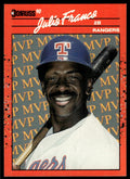 1990 Donruss Baseball Card Julio Franco Texas Rangers #BC-14