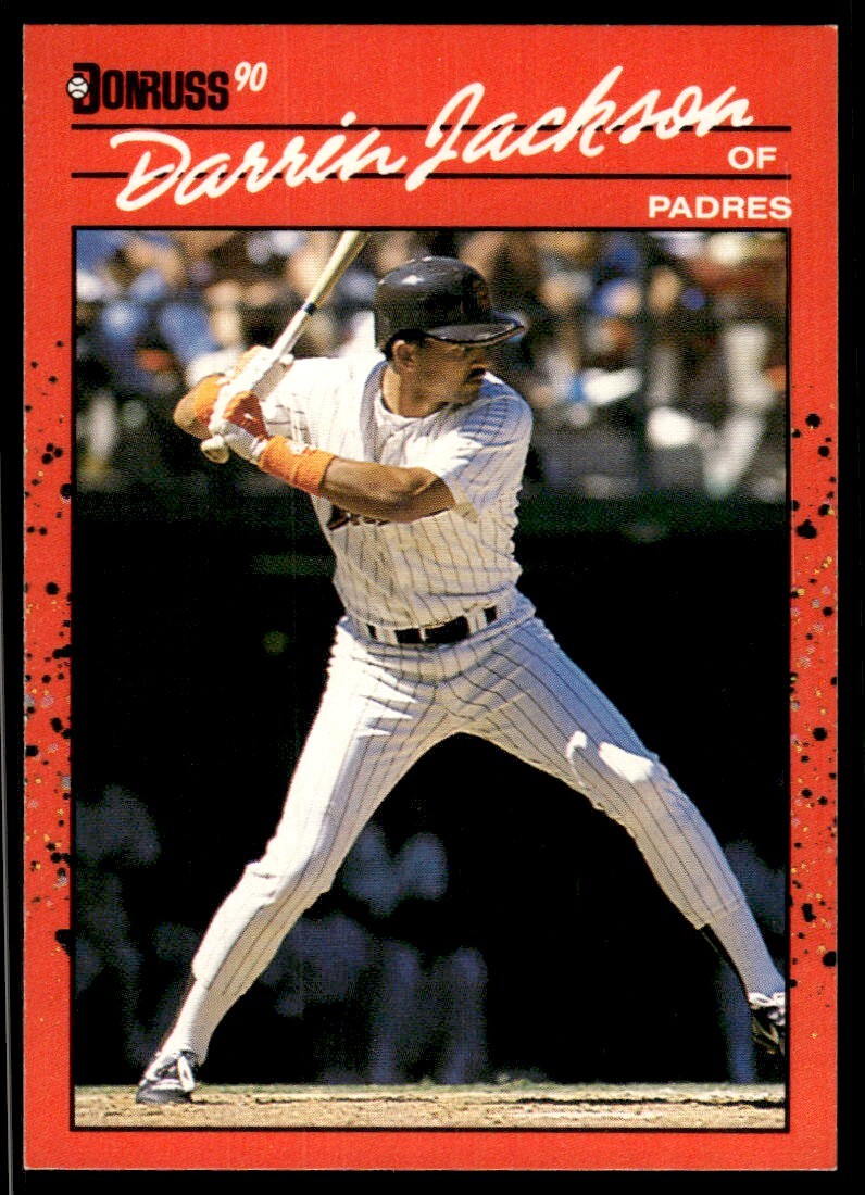 1990 Donruss Baseball Card Darrin Jackson San Diego Padres #641