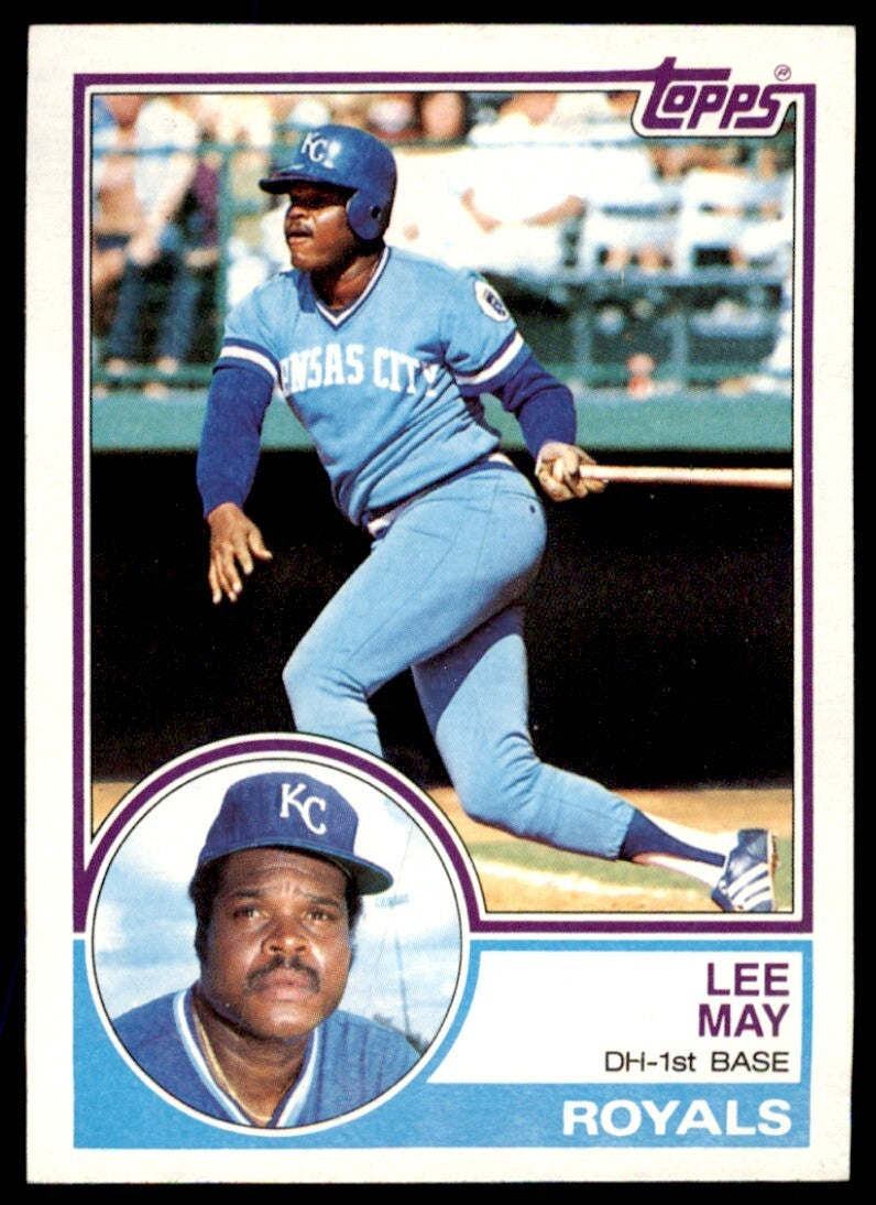 1983 Topps Lee May B Baseball Cards #377