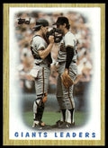 1987 Topps Baseball Card Giants Leaders San Francisco Giants #231