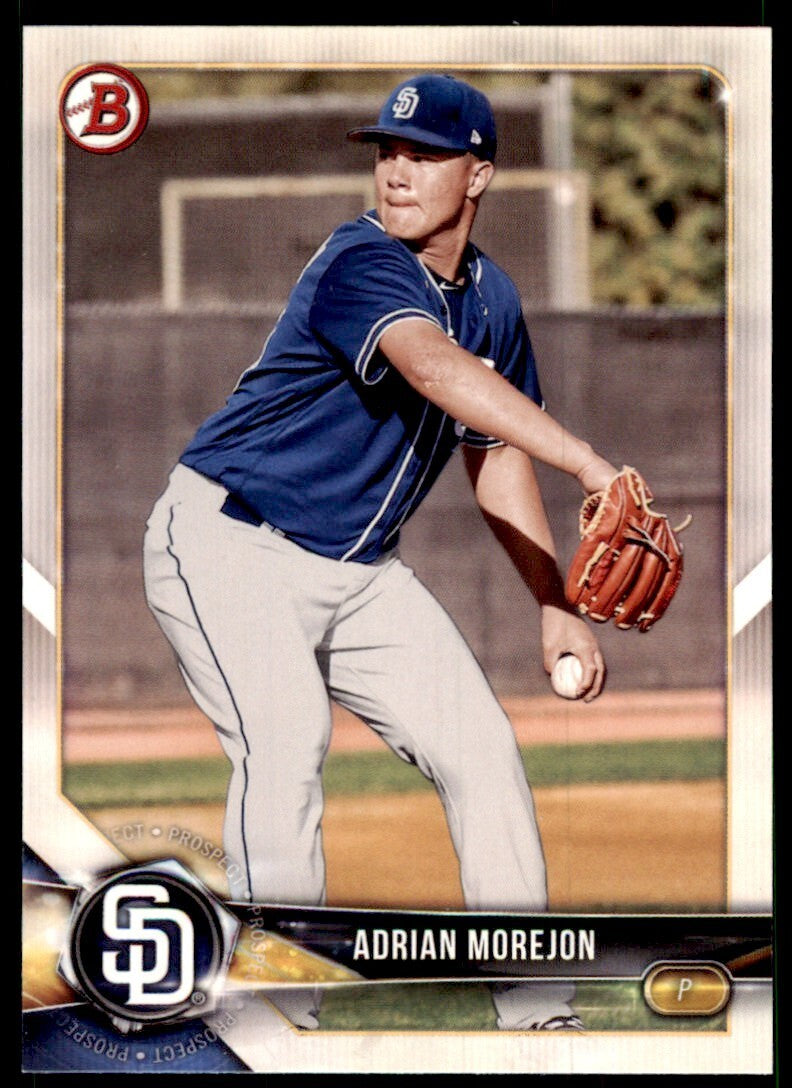 2018 Bowman Adrian Morejon C Baseball Cards #BP73
