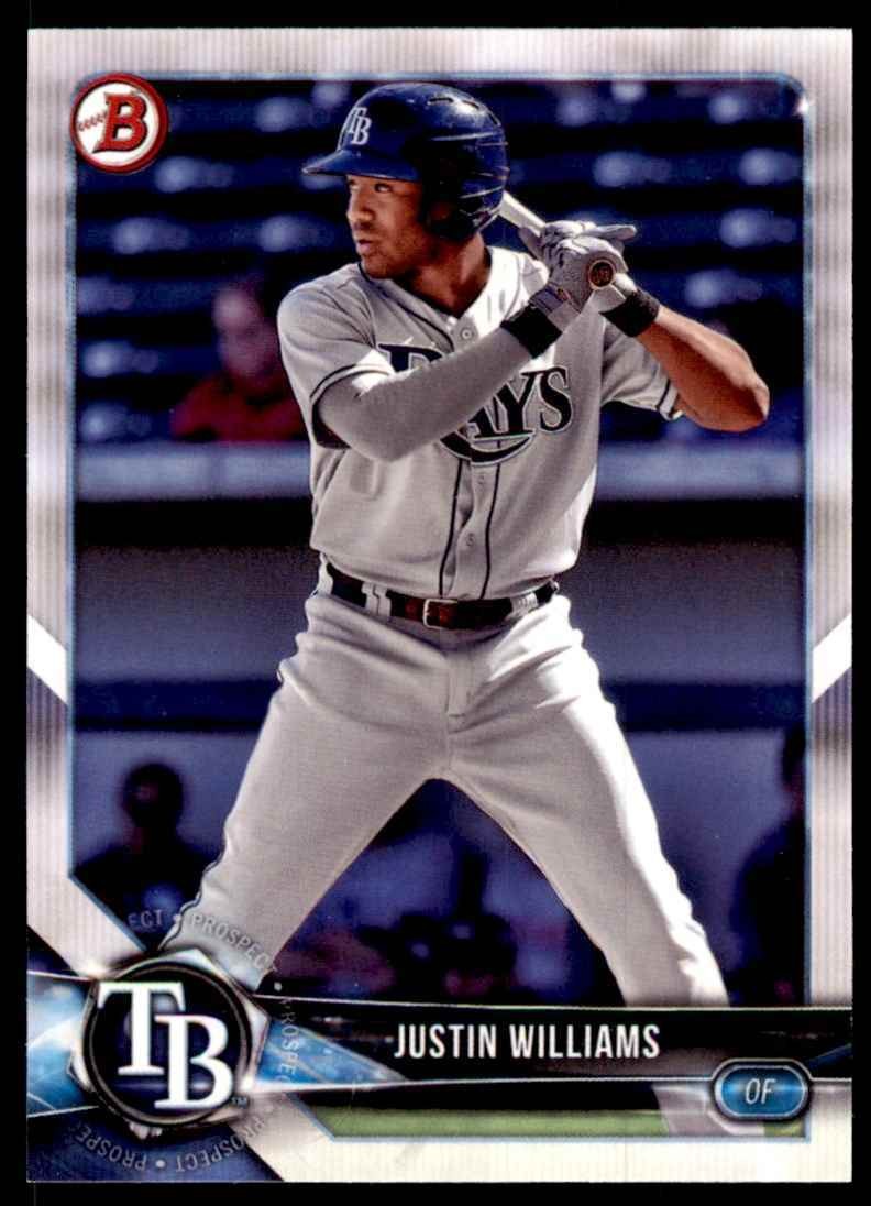 2018 Bowman Justin Williams Baseball Cards #BP10