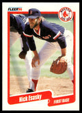 1990 Fleer Baseball Card Nick Esasky Boston Red Sox #273