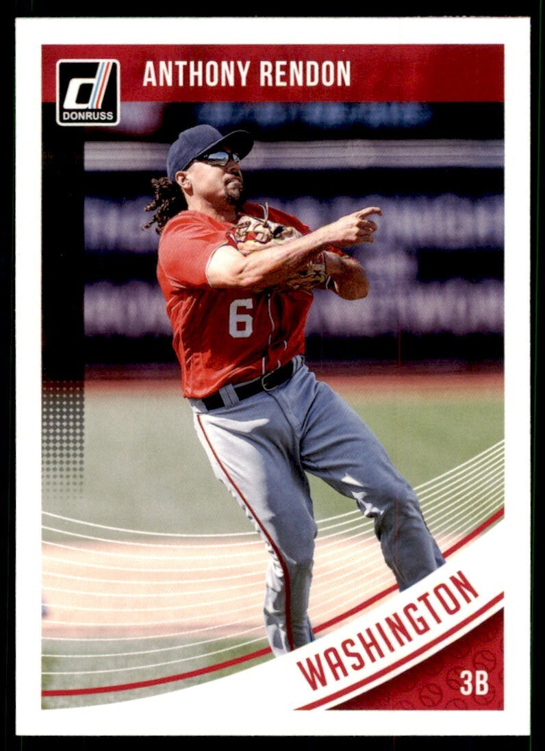 2018 Donruss Anthony Rendon Baseball Cards #58