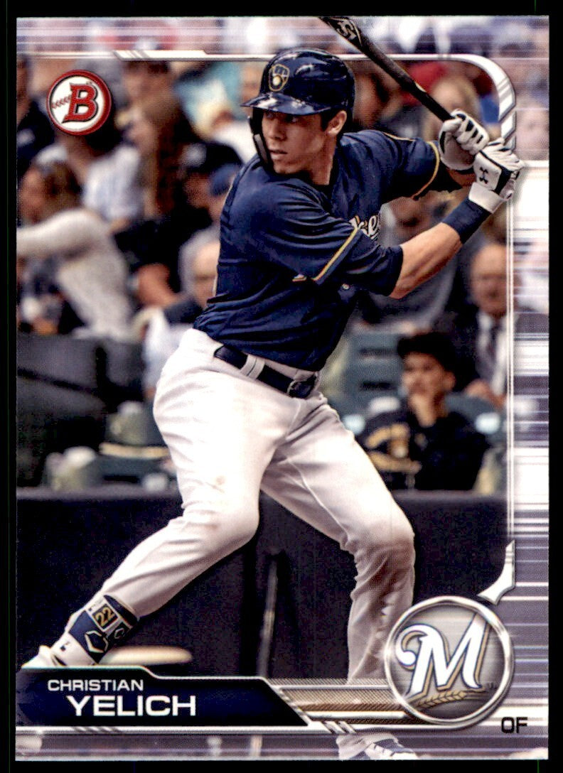 2019 Bowman Christian Yelich Baseball Cards #14