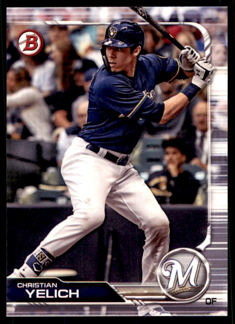 2019 Bowman Christian Yelich D Baseball Cards #14