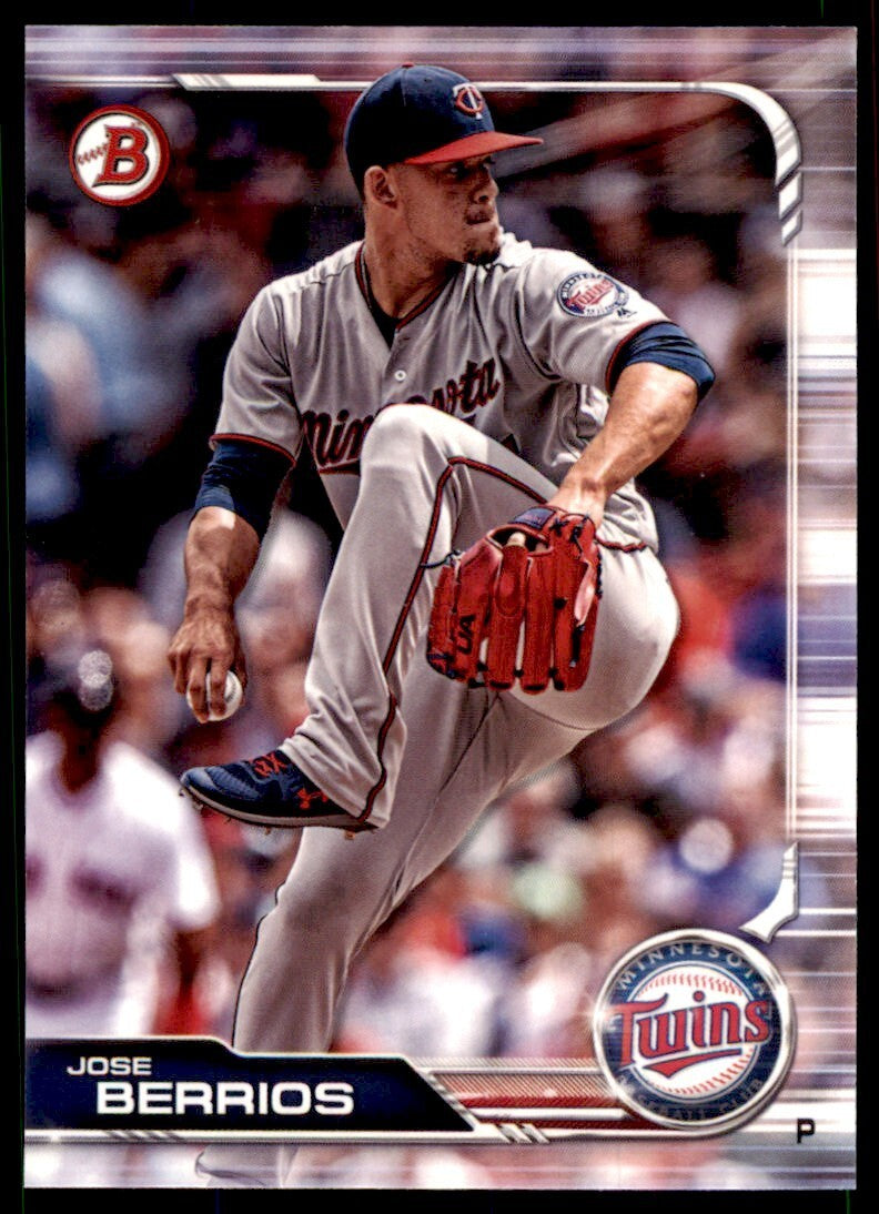 2019 Bowman. Jose Berrios Baseball Cards #37