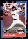 1988 Donruss Baseball Card Scott Garrelts San Francisco Giants #80