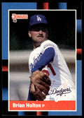 1988 Donruss Baseball Card Brian Holton Los Angeles Dodgers #402