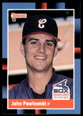 1988 Donruss Baseball Card John Pawlowski Rookie Chicago White Sox #457