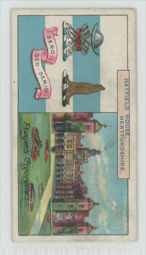 1906 Player's Cigarettes County Seats & Arms Marquess of Salisbury #38