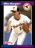 1989 Donruss Baseball Card Mike Morgan Baltimore Orioles #164