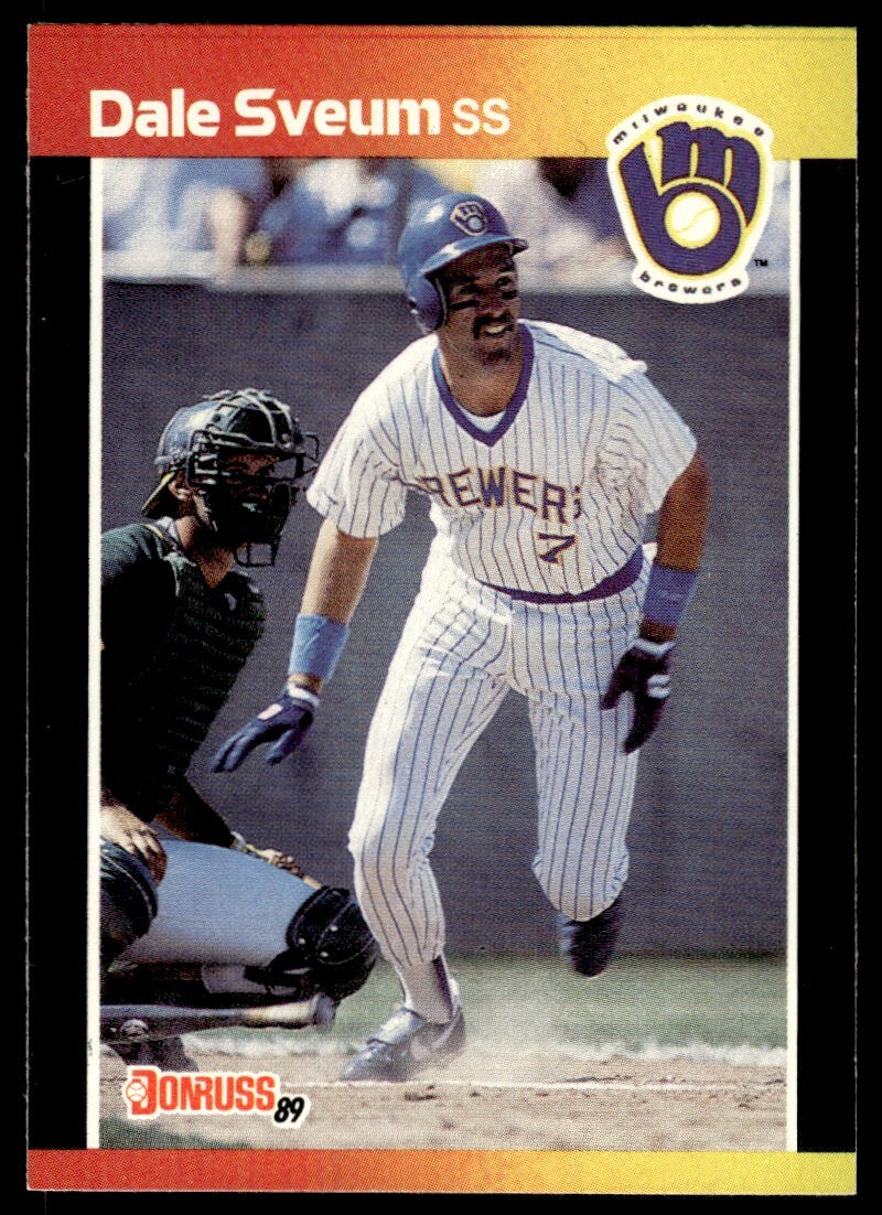 1989 Donruss Baseball Card Dale Sveum Milwaukee Brewers #146