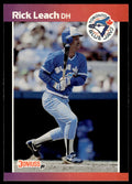 1989 Donruss Baseball Card Rick Leach Toronto Blue Jays #638