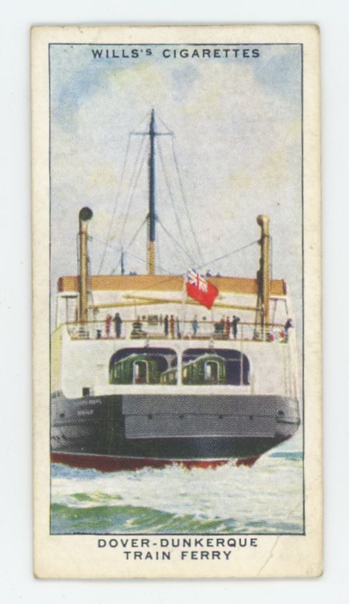1938 Wills's Cigarettes Railway Equipment Dover-Dunkerque Ferry #20
