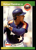 1989 Donruss Baseball Card Rafael Ramirez Houston Astros #509