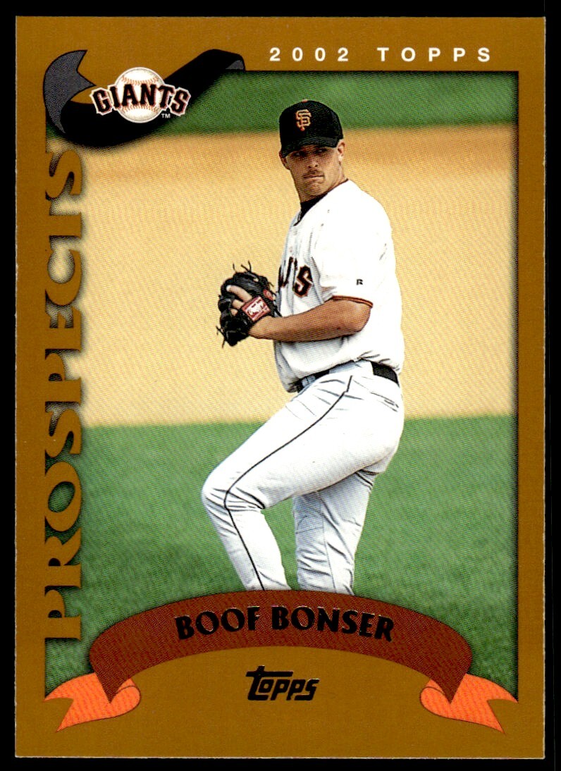 2002 Topps Baseball Card Boof Bonser A San Francisco Giants #317
