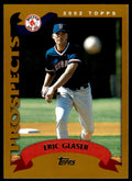 2002 Topps Baseball Card Eric Glaser Rookie C Boston Red Sox #322