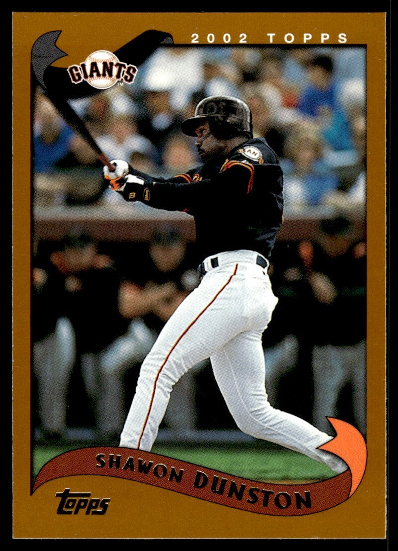 2002 Topps Baseball Card Shawon Dunston San Francisco Giants #228