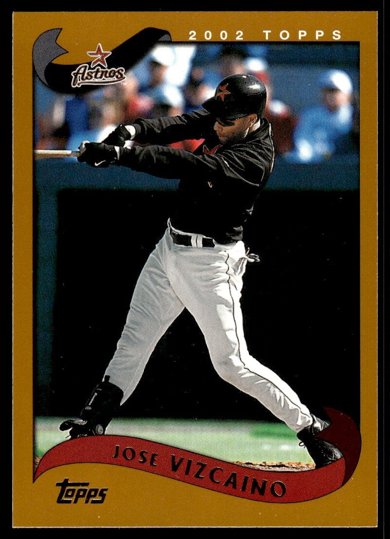 2002 Topps Baseball Card Jose Vizcaino Houston Astros #272