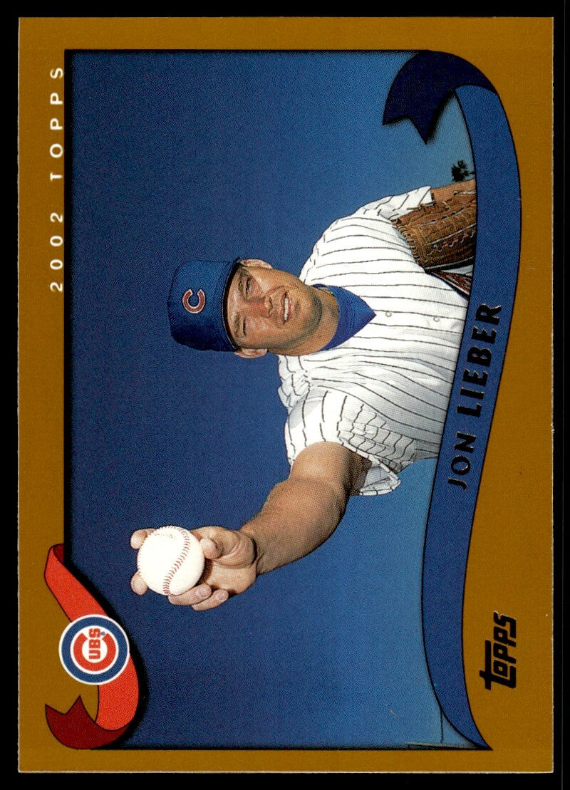 2002 Topps Baseball Card Jon Lieber A Chicago Cubs #169