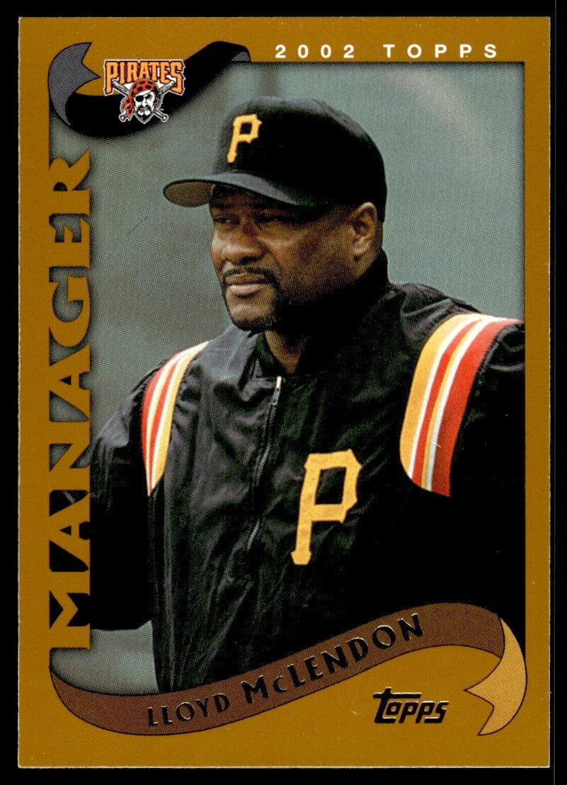 2002 Topps Baseball Card Lloyd McClendon A Pittsburgh Pirates #291