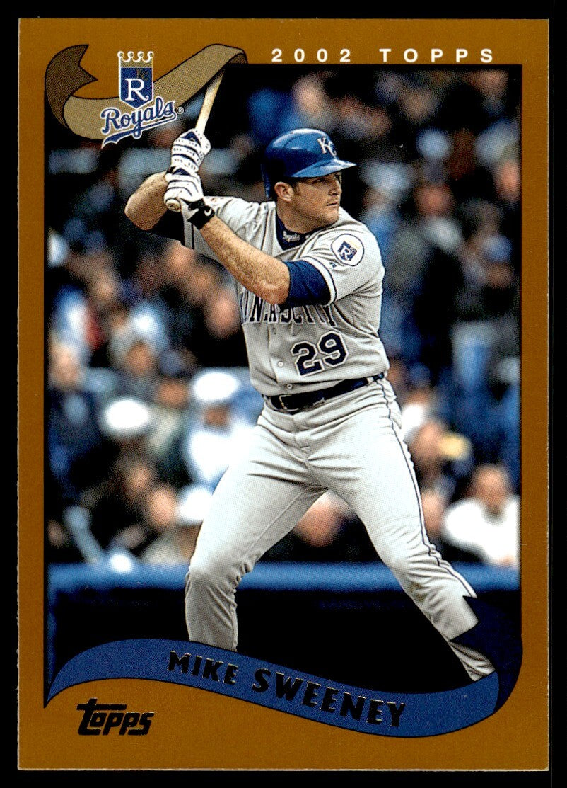 2002 Topps Baseball Card Mike Sweeney Kansas City Royals #21