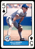 1990 U.S. Playing Card Co. Kelly Gruber Baseball Cards #5
