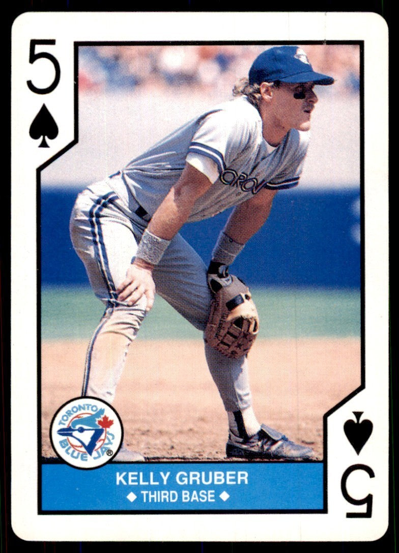 1990 U.S. Playing Card Co. Kelly Gruber Baseball Cards #5
