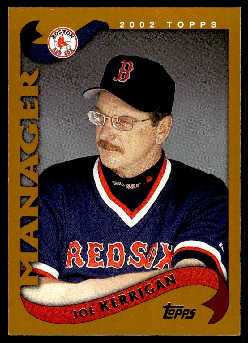 2002 Topps Joe Kerrigan Baseball Card Boston Red Sox #288