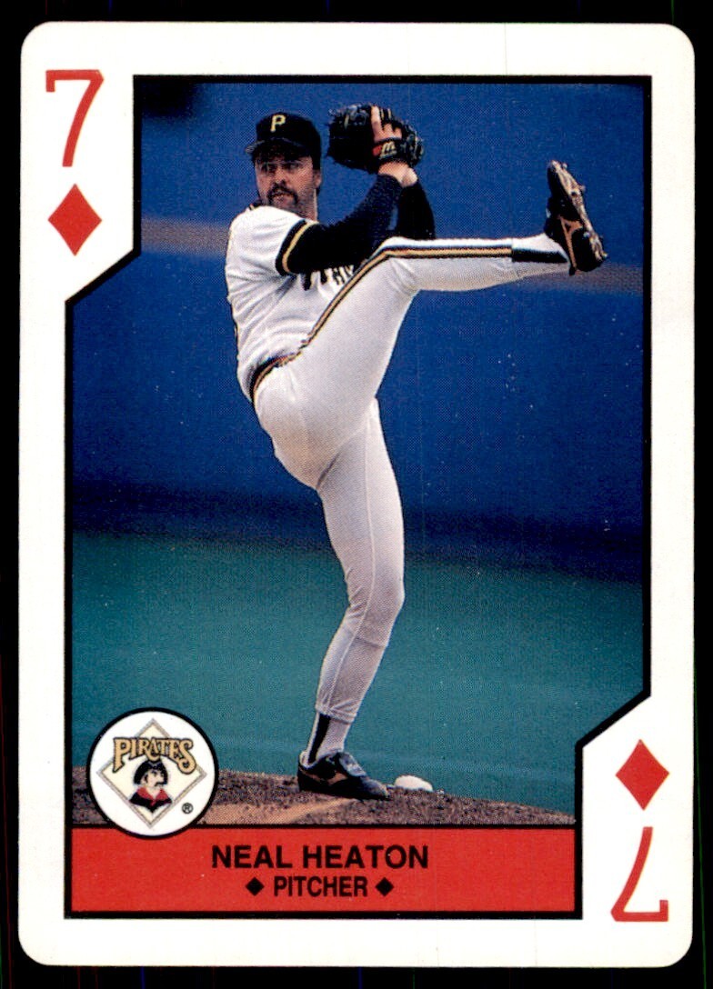 1990 U.S. Playing Card Co. Neal Heaton Baseball Cards #7